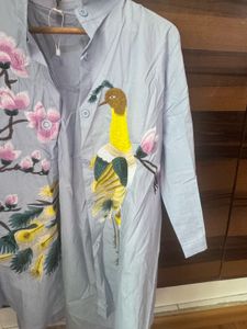 Floral Embroidered Shirt-free Westside Sheet Mask