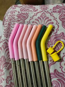 House Of Quirk Stainless Steel Straw With Cap