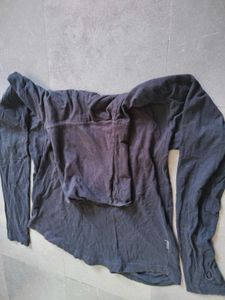Stylish Gray Long Sleeve sweatshirt