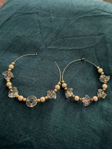 Beaded Hoop Earrings