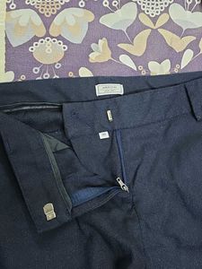 Arrow Woman Navy Blue Slim Fit Trousers Size 30