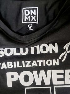 Black Graphic Print Tee