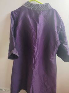 Elegant Purple Kurta