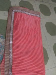 Orange Color Net Sadi