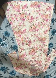 Floral Print dupatta set