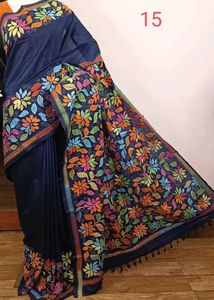 Kantha Stitched Saree