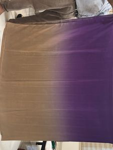 Two-Tone Satin Saree in Shades of Purple 💜🌸