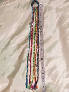 Navratri Braided Hair Tie with Shells
