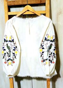 Offwhite Embroidery Work Top Size-36