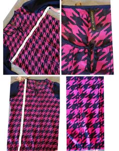 Chic Houndstooth Blouse