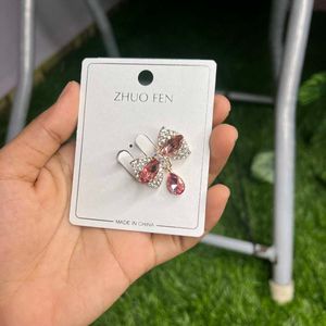 Crystal Bow Hijab Pin - Any One