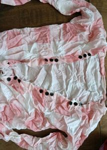 Pink &amp; White Checkered Top