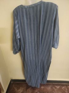 4xl libas Stylish Blue Striped Kurta