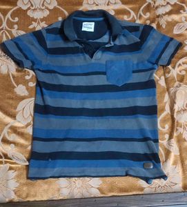 Striped Polo T-Shirt