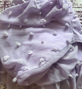 Purple Self design Top