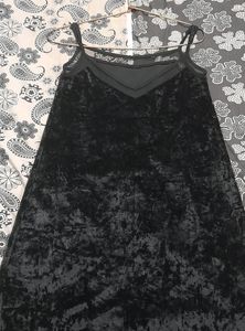 Black Velvet Nightgown
