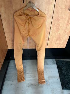 yellow cotton chudidar