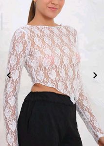 Lace Crop Top - Elegant &amp; Stylish totally new