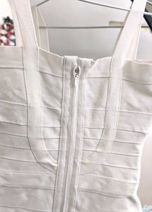 White Bandage Bodycon Dress