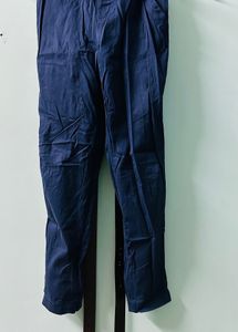 Navy Blue Casual Pants