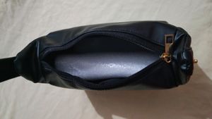 MAC Black Leather Bag