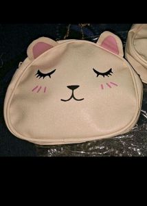 Cat &amp; Black Print Slingbags