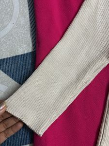Ribbed V-Neck Top