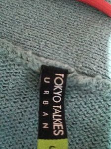 Light Blue Knit Cardigan