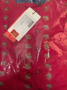 Elegant Pink Printed Kaftan Kurta