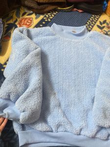 Cozy Blue Fleece Pullover