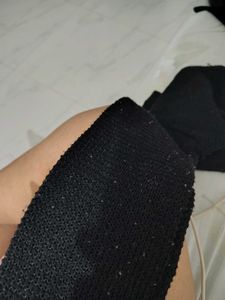 Black Cropped Cardigan