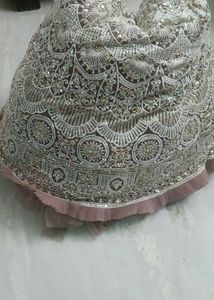 Elegant Pastel Lehenga with Intricate Embroidery a