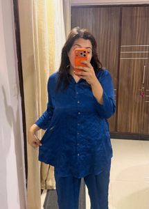 Blue Co-ord Set busy 46