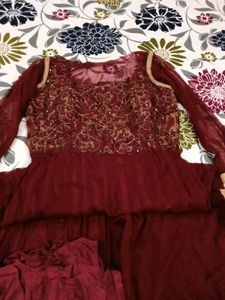 Beautiful Grown with Dupatta And Pant Set