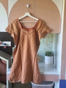 4XL Embroidery Beautiful Cotton Straight Kurti 😍