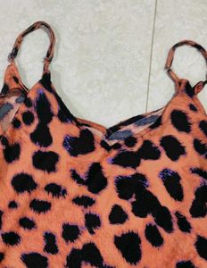 Leopard Print Midi Dress