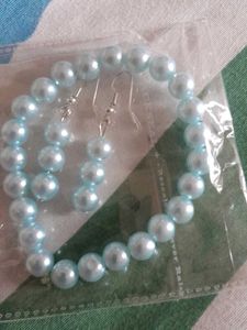 Pearl Bracelet &amp; Earring Set