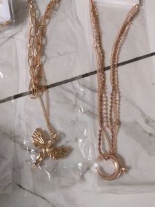 golden layered  necklaces  set of 6