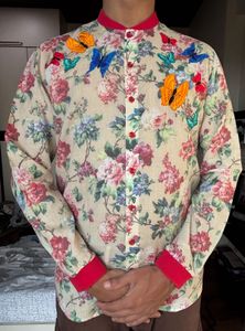 Men Floral Print Regular Fit Shirt