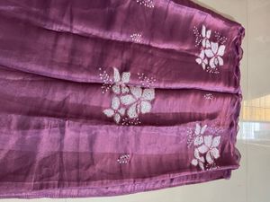 Beautiful Jimmy Choo Saree Without Blouse
