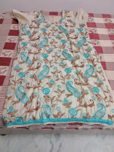 Kurta Set With Salwar And Duppatta Like New