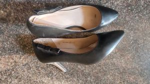 Cute Black Kittem Heels