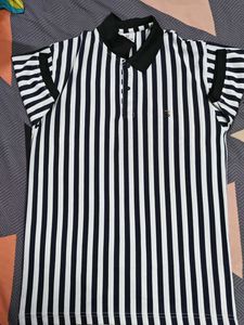 Striped Polo Shirt - Z Black