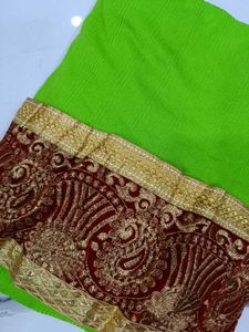 Broad border Saree