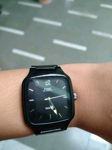 Premium Black Square Dial Hmt Spoof Watch For Men