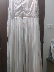 Floral Print Net gown