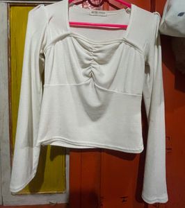 White Sleeveless Top