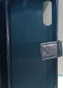 Samsung A50 Phone Cover Leather Black Cover