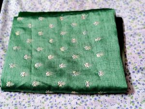 Elegant Green Ombre Saree2