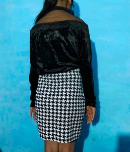 Top and skirt sath mein
